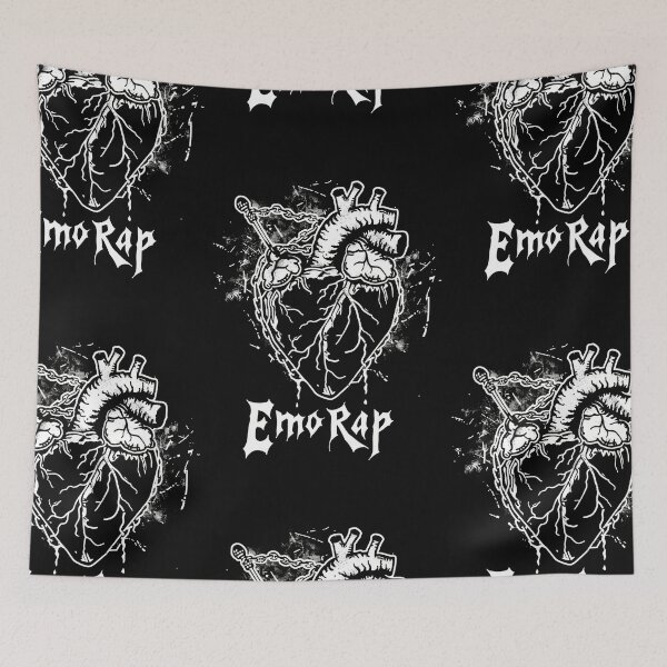 Item preview, Gothic Emo Rap Heart designed and sold by Piotrek0001.