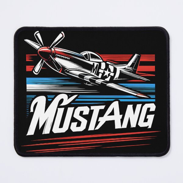 Item preview, P51 Mustang - Red, White & Blue designed and sold by zarshirts.