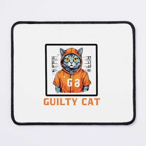 Item preview,  Guilty Cat Mugshot designed and sold by Colorful-Garden.