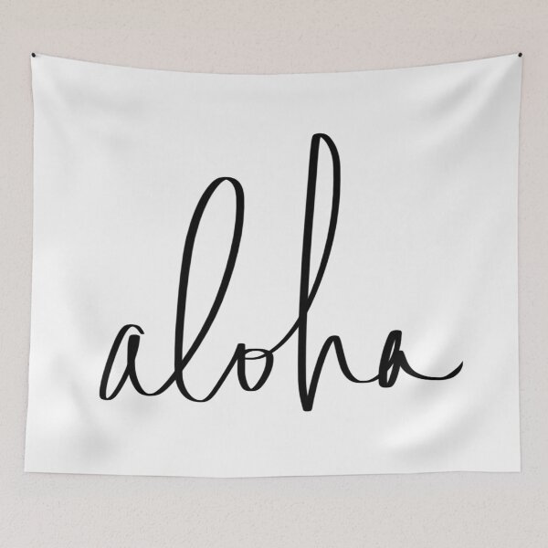 Item preview, Aloha Hawaii Typography designed and sold by Leah Flores.