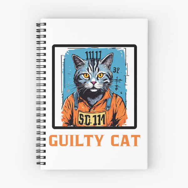 Item preview, Guilty Cat Mugshot designed and sold by Colorful-Garden.