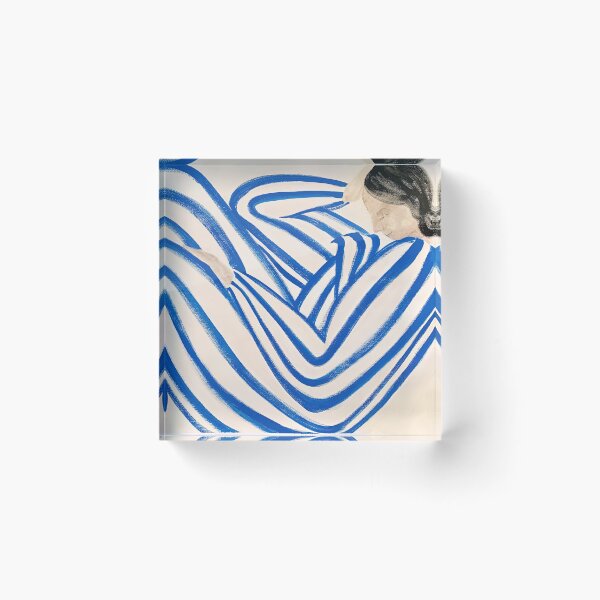Item preview, Sofia Lind Bored Blue designed and sold by Kimmomaki.