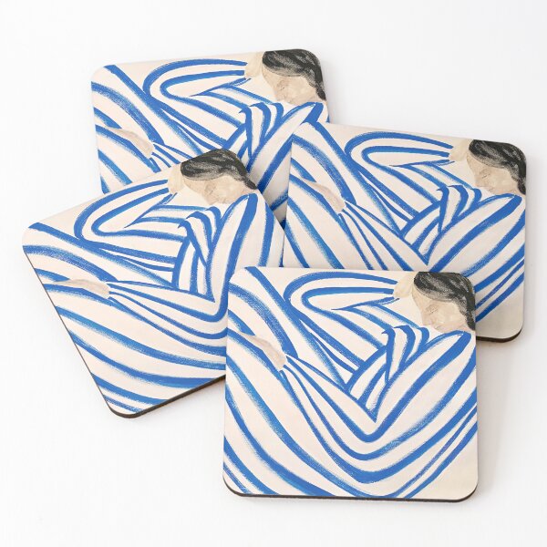 Item preview, Sofia Lind Bored Blue designed and sold by Kimmomaki.