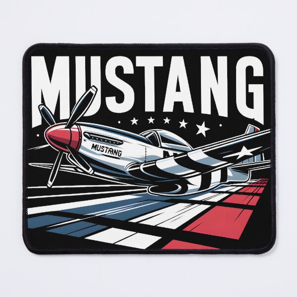 Item preview, P51 Mustang - Red, White & Blue designed and sold by zarshirts.