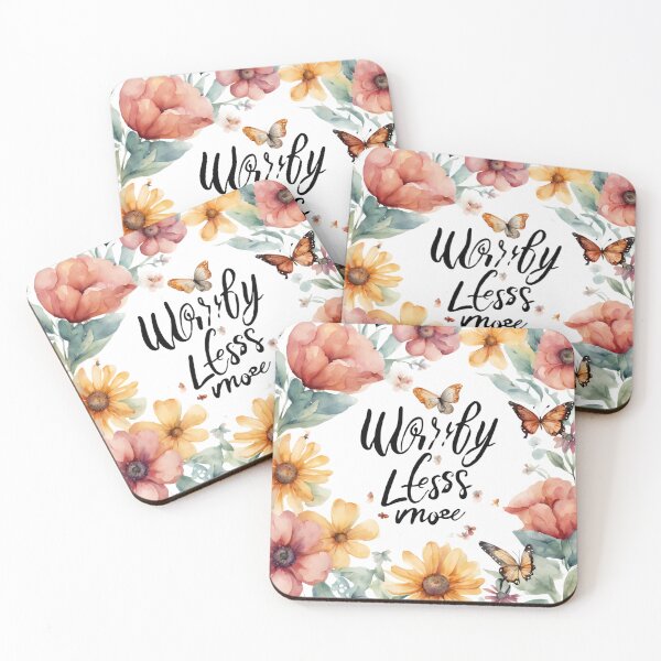 Item preview, Worry less.  Smile more designed and sold by LushRetroBloom.
