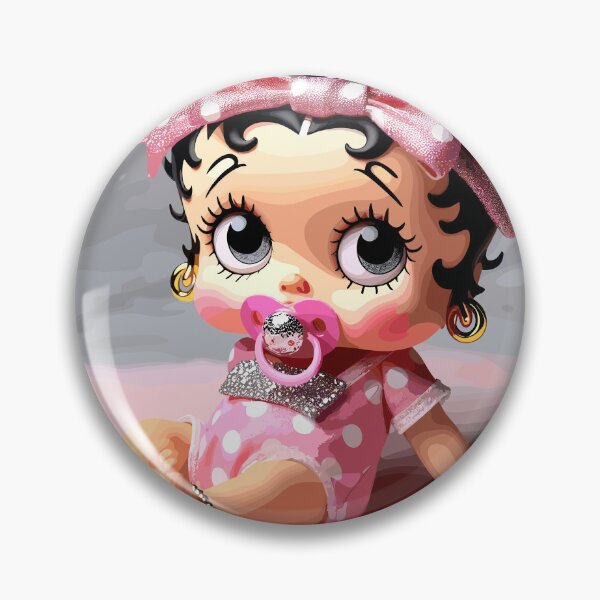 Item preview, Adorable Baby Betty Boop With Pink Binky designed and sold by Artbyminga.