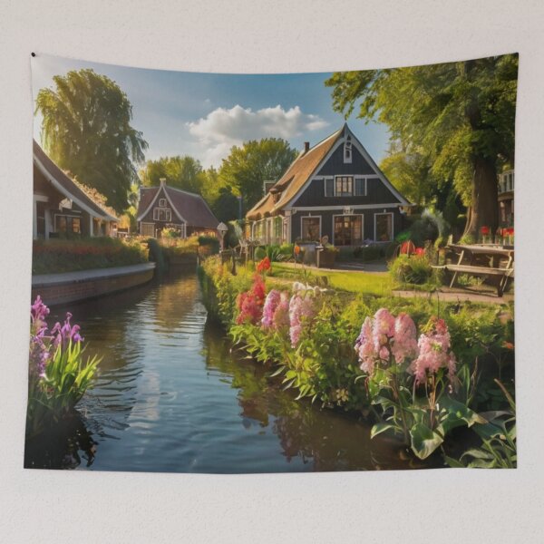 Artikelvorschau, Canal View Dutch Village entworfen und verkauft von BlareBlare.