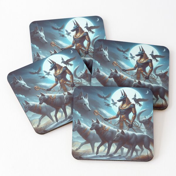 Item preview, Anubis dominating wolfs designed and sold by TimeToMap.