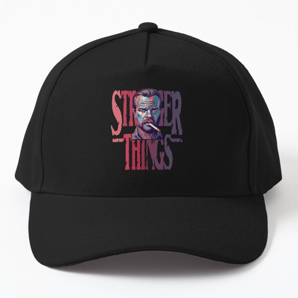 Item preview, STRANGER THINGS, Jim Hopper. Stranger Dad. (black background) designed and sold by bekksa.