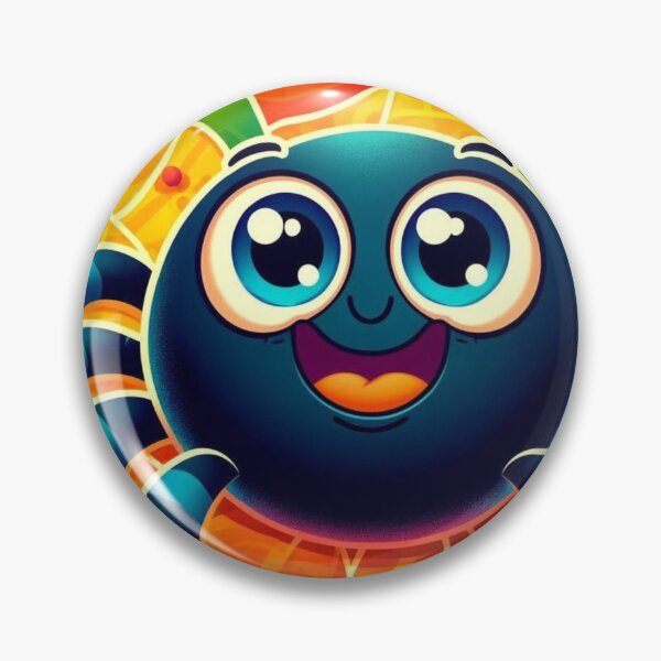 Item preview, Happy Cartoon Spider in a Colourful Web designed and sold by Sillytoe.