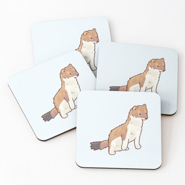 Item preview, Cute stoat art  designed and sold by Artofmayara.