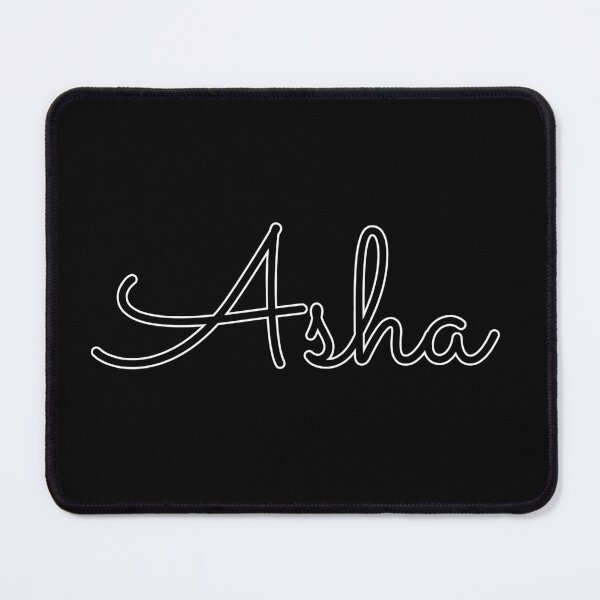 Item preview, Writing Asha Name Label (Black) designed and sold by NormadWorld.