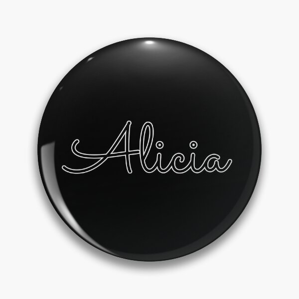Item preview, Writing Alicia Name Label (Black) designed and sold by NormadWorld.