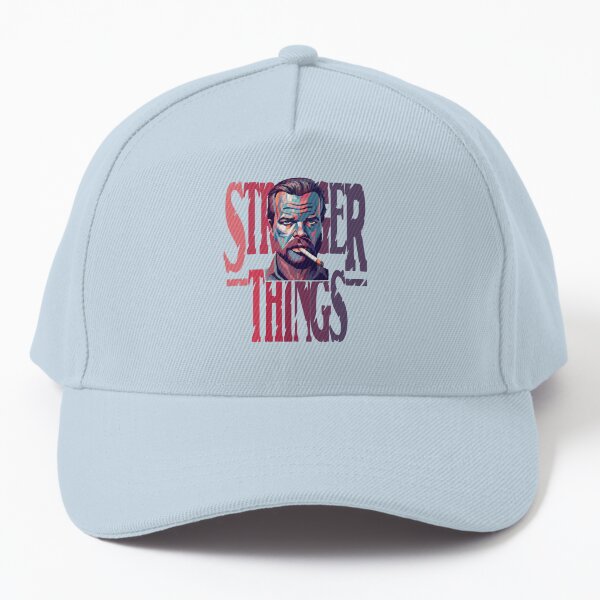 Item preview, STRANGER THINGS, Jim Hopper. Stranger Dad. (light pinkish beige background) designed and sold by bekksa.
