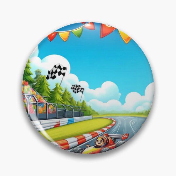 Item preview, Colourful Racing Day designed and sold by Sillytoe.
