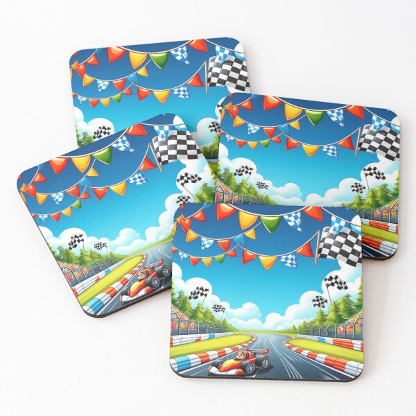 Item preview, Colourful Racing Day designed and sold by Sillytoe.