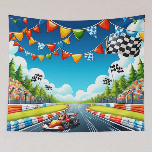 Item preview, Colourful Racing Day designed and sold by Sillytoe.