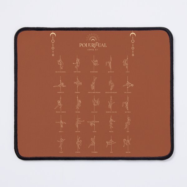 Item preview, Pole Dance Poster Terracotta - Level 01 designed and sold by MarieBlly.