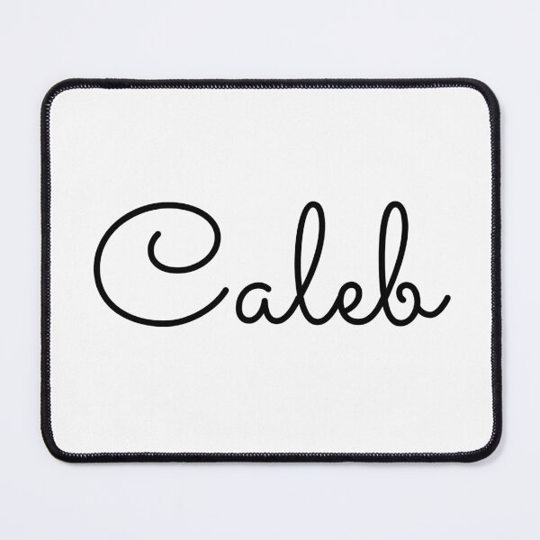 Item preview, Writing Caleb Name Label (Black) designed and sold by NormadWorld.