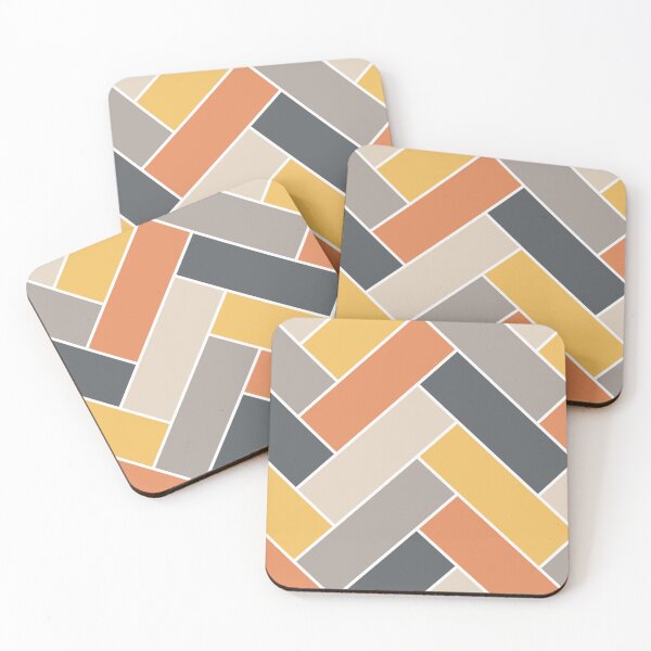 Item preview, Geometric Pattern: Herringbone Alt: Parget designed and sold by Red Wolf.