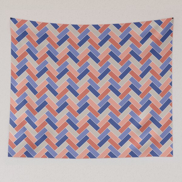 Item preview, Geometric Pattern: Herringbone Alt: Sennelier designed and sold by Red Wolf.
