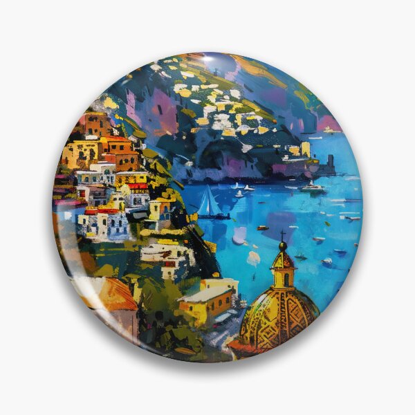 Artikelvorschau, Magie der Dämmerung in Positano entworfen und verkauft von AM FineArtPrints.