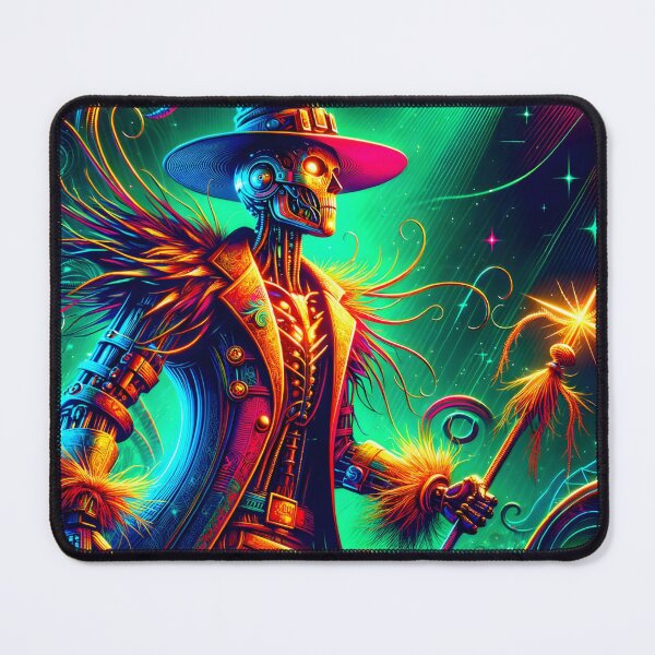 Item preview, Rust & Revolution: If I Only Had A Brain Cyber Steampunk Scarecrow designed and sold by Paradocksick.