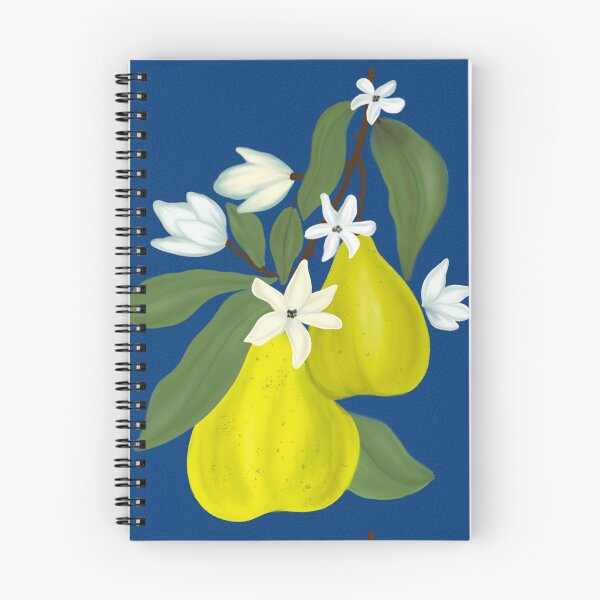 Item preview, Vibrant Pears with white Flowers designed and sold by BeUniqueByRomy.