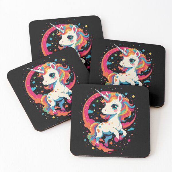 Artikelvorschau, Einhorn Liebhaber Leuchtende Farben Fantasie entworfen und verkauft von LuminOrb.