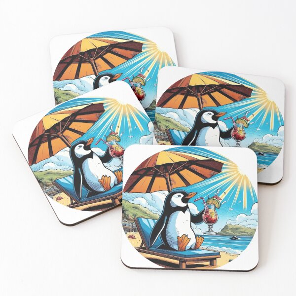 Item preview, Penguin at the beach designed and sold by rebujito.