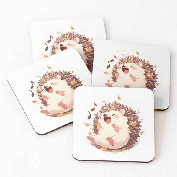 Item preview, Cute Hedgehog Listening to music Loving Hedgehog Animal designed and sold by SMARTKIT  DESIGNAGENCY.