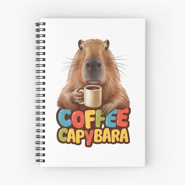 Item preview, Cute Capybara with Coffee designed and sold by vk09.