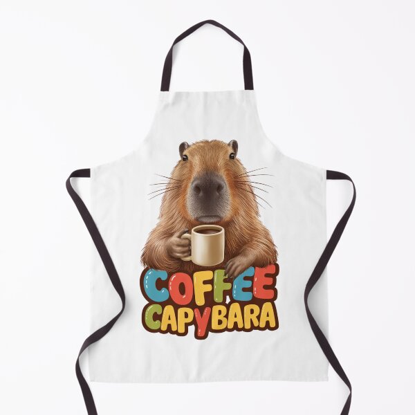 Item preview, Cute Capybara with Coffee designed and sold by vk09.