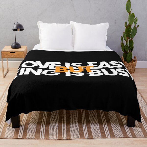 Item preview, Love is easy but king is busy designed and sold by shopTHEshop-.
