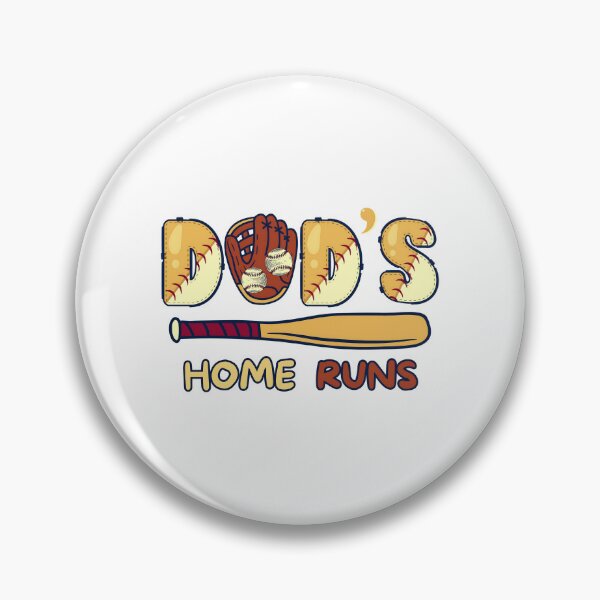 Item preview, Dad's Home Runs Baseball  - Perfect Fathers day Gift for Baseball Dads" designed and sold by MotivaChic.