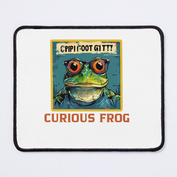 Item preview, Curious Frog designed and sold by Colorful-Garden.