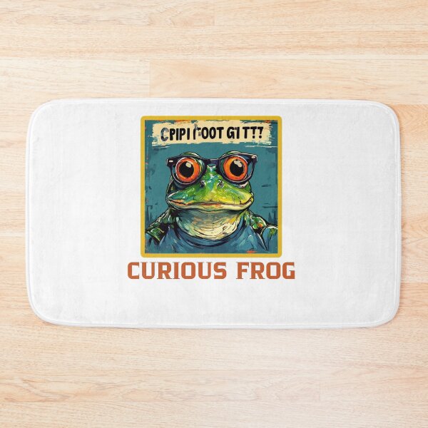 Item preview, Curious Frog designed and sold by Colorful-Garden.