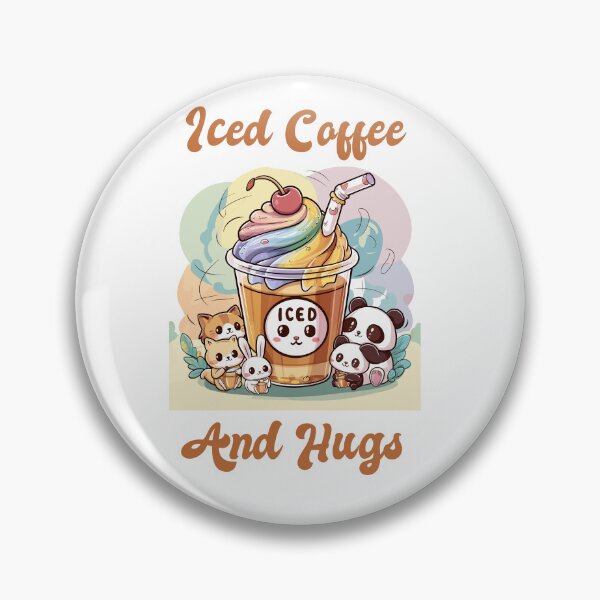 Item preview, Iced Coffee And Hugs Kawaii Style Cats Rabitts Pandas designed and sold by KayelBee.