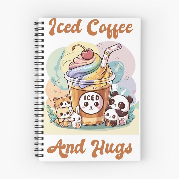 Item preview, Iced Coffee And Hugs Kawaii Style Cats Rabitts Pandas designed and sold by KayelBee.