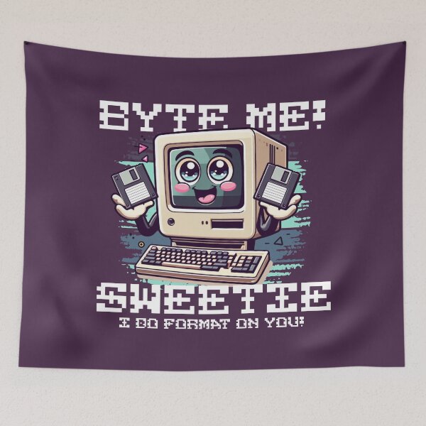 Item preview, Byte me sweetie designed and sold by Belarte.shop.