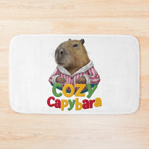 Item preview, Cozy Capybara with Pajamas designed and sold by vk09.