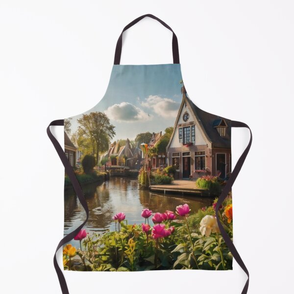 Aperçu de l'œuvre Dutch Canalside Bliss créée et vendue par BlareBlare.