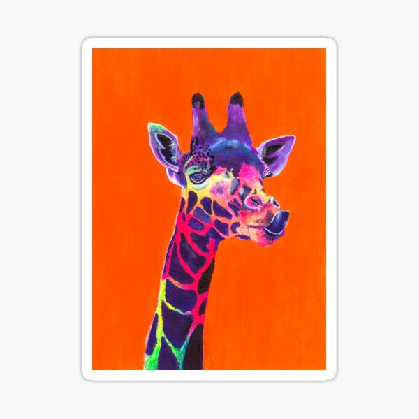 Serengeti Dreamscape Giraffe Sticker