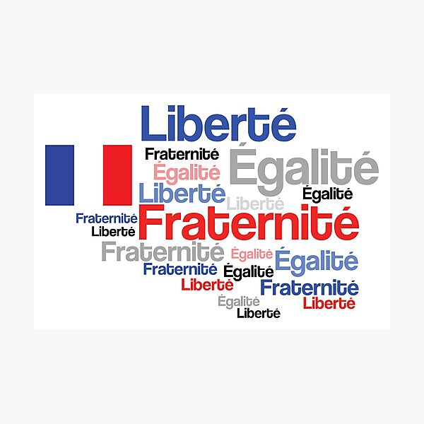Artikelvorschau, Französischer Patriot Liberty Equality Brotherhood entworfen und verkauft von AntiqueImages.