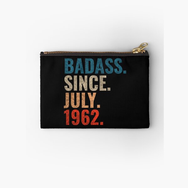 Item preview, Badass since July 1962 Vintage 1962 July birthday gift designed and sold by Teelogic.