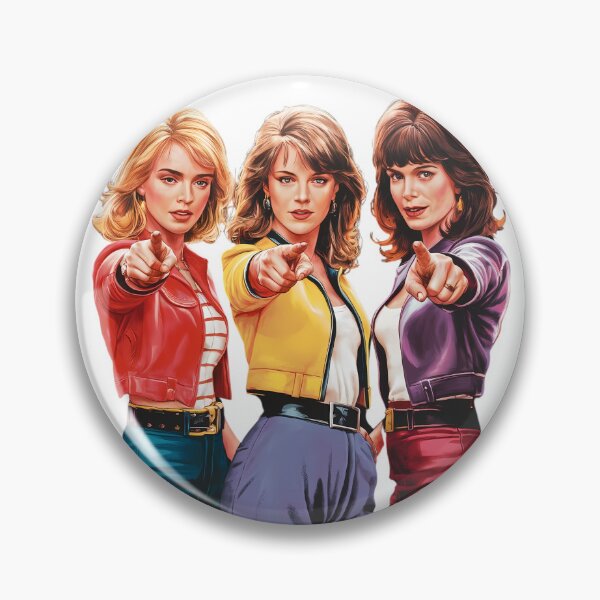Item preview, Charlie’s Angels characters pointing directly towards the viewer. designed and sold by TeeSocio.