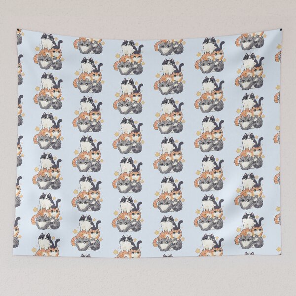 Item preview, Cartoon cats stack  designed and sold by Artofmayara.