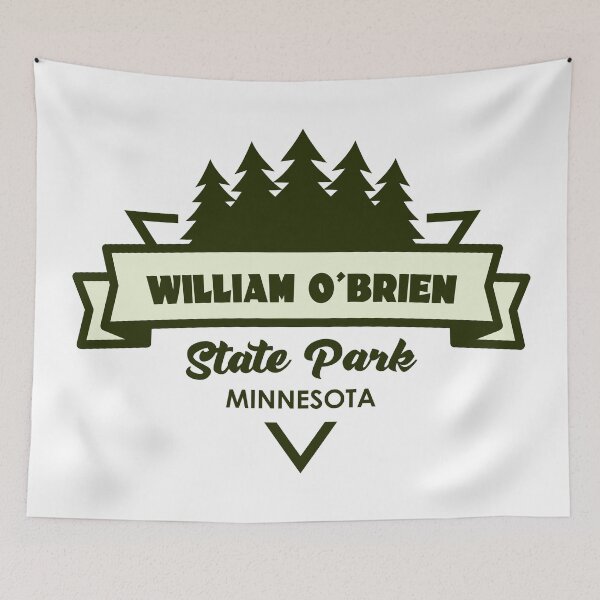 Item preview, William O'Brien State Park Minnesota Trees And Ribbon designed and sold by bivenart.