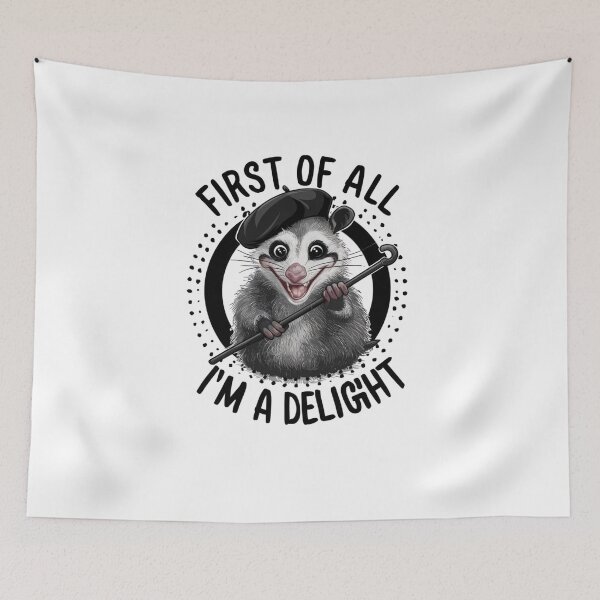Item preview, First Of All I'm A Delight, Funny, Sarcastic, Humor, Jokes  designed and sold by SlocifieShop.