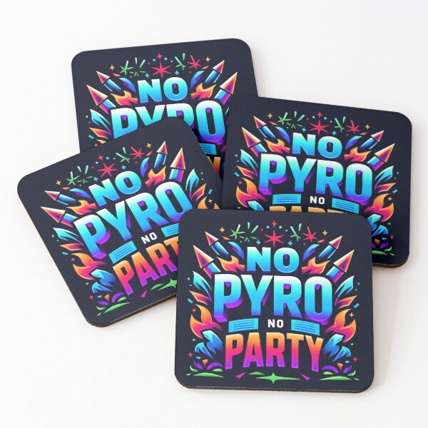 Item preview, "No Pyro, No Party" T-Shirt - Explosive Fun designed and sold by McZerrill.